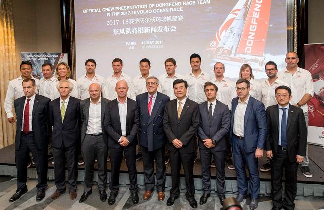 Official Dongfeng Race Team Press Conference in Paris on May 16, 2017. - Volvo Ocean Race ©  Vincent Curutchet/Dongfeng Race Team